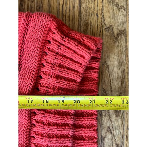 Anthropologie Maeve Orange Pullover Sweater Knit Top  Women's Size XL - Picture 8 of 11